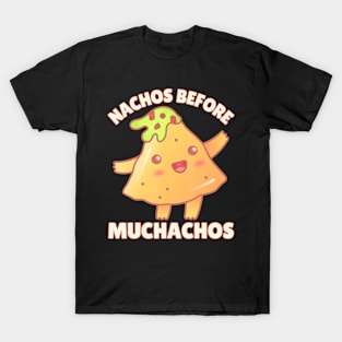 Nachos Before Muchachos Womens Cinco De Mayo T-Shirt